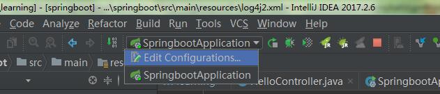 Edit Configurations...